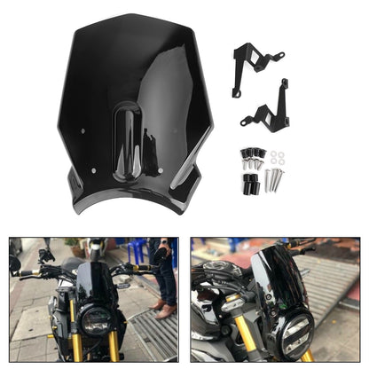 Parabrezza parabrezza moto in plastica ABS per Honda CB125R CB300R 2018-2019 Generico