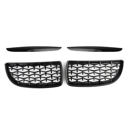 Meteor Black Rene Griglia Mesh Griglia Fit BMW E90 Serie 3 Berlina 2005-2008 Generico