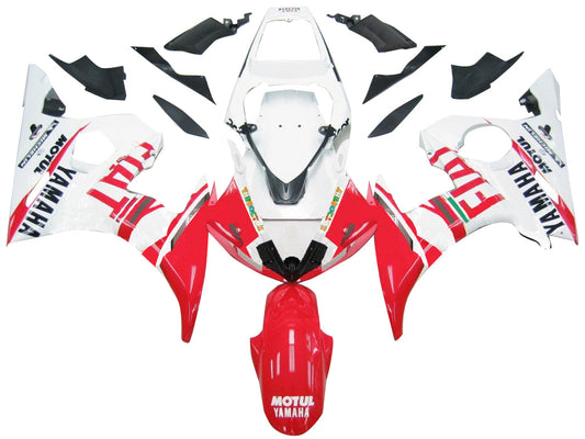 Amotopart 2005 Yamaha R6 Cover Multi White Kit