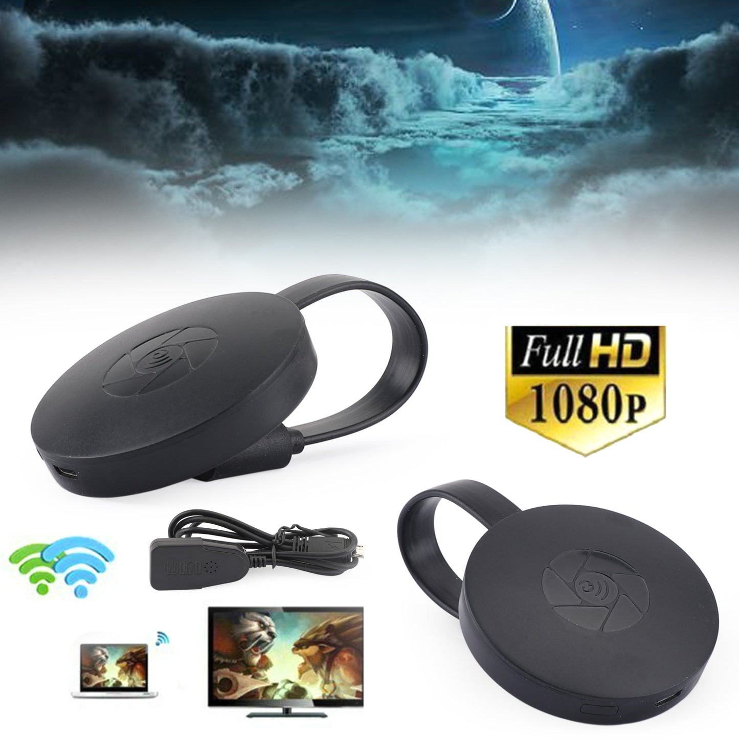 G2 1080P TV Stick Dongle Anycast Smart Cast HD TV Ricevitore wireless WiFi