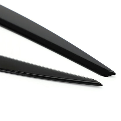 Faro anteriore Palpebra Sopracciglio Copertura Trim Nero Per VW Golf MK7 Golf R GTI GTD Generico