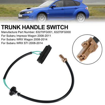 2008-2014 Subaru Impreza Portellone Portellone Tronco Maniglia Interruttore 63270-FG001