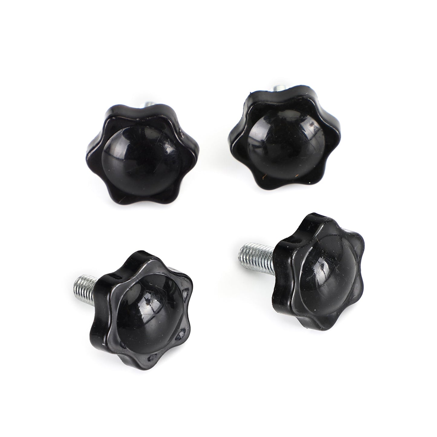 4Pcs Bisaccia Leva di Bloccaggio Bulloni e Dadi Kit Adatto Per Glide King Touring 96-19 Argento Generico