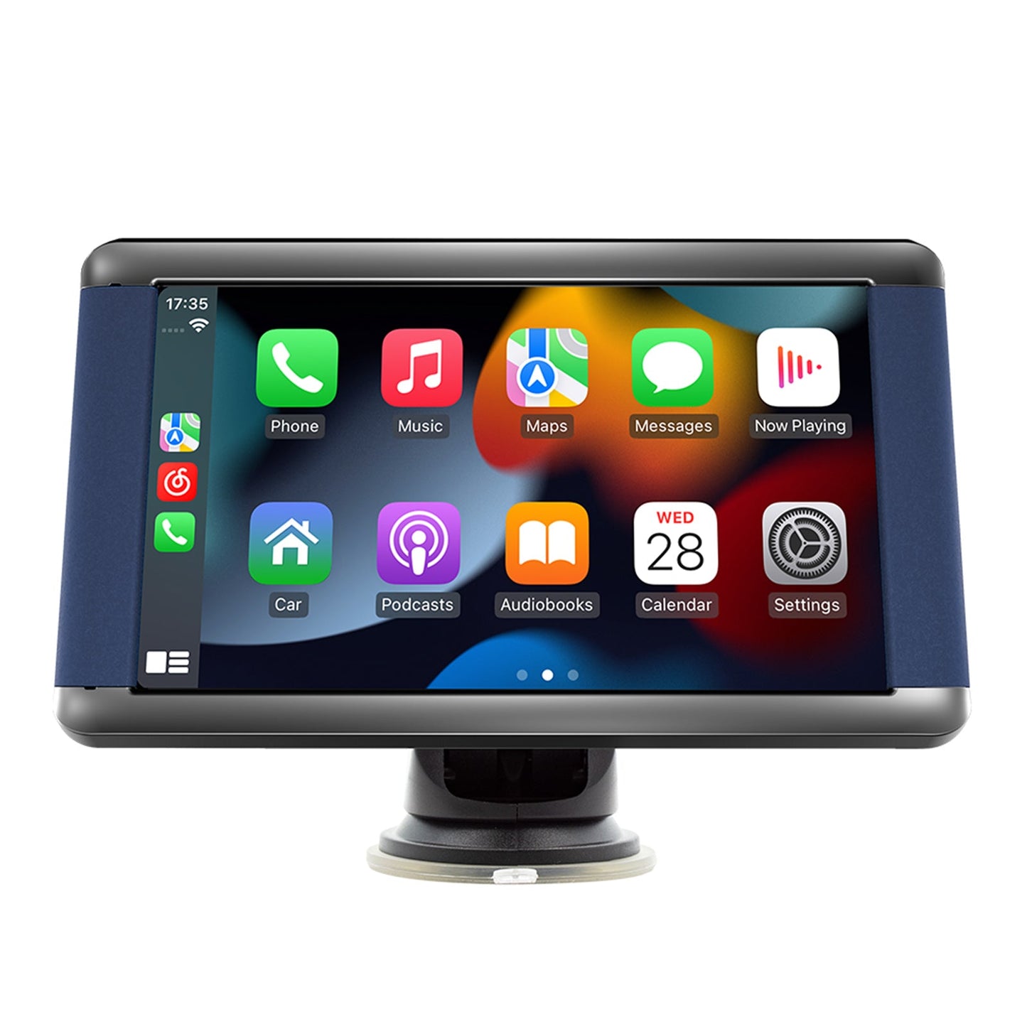 Lettore MP5 per auto portatile da 7" Monitor Bluetooth Carplay wireless + fotocamera a 4 LED