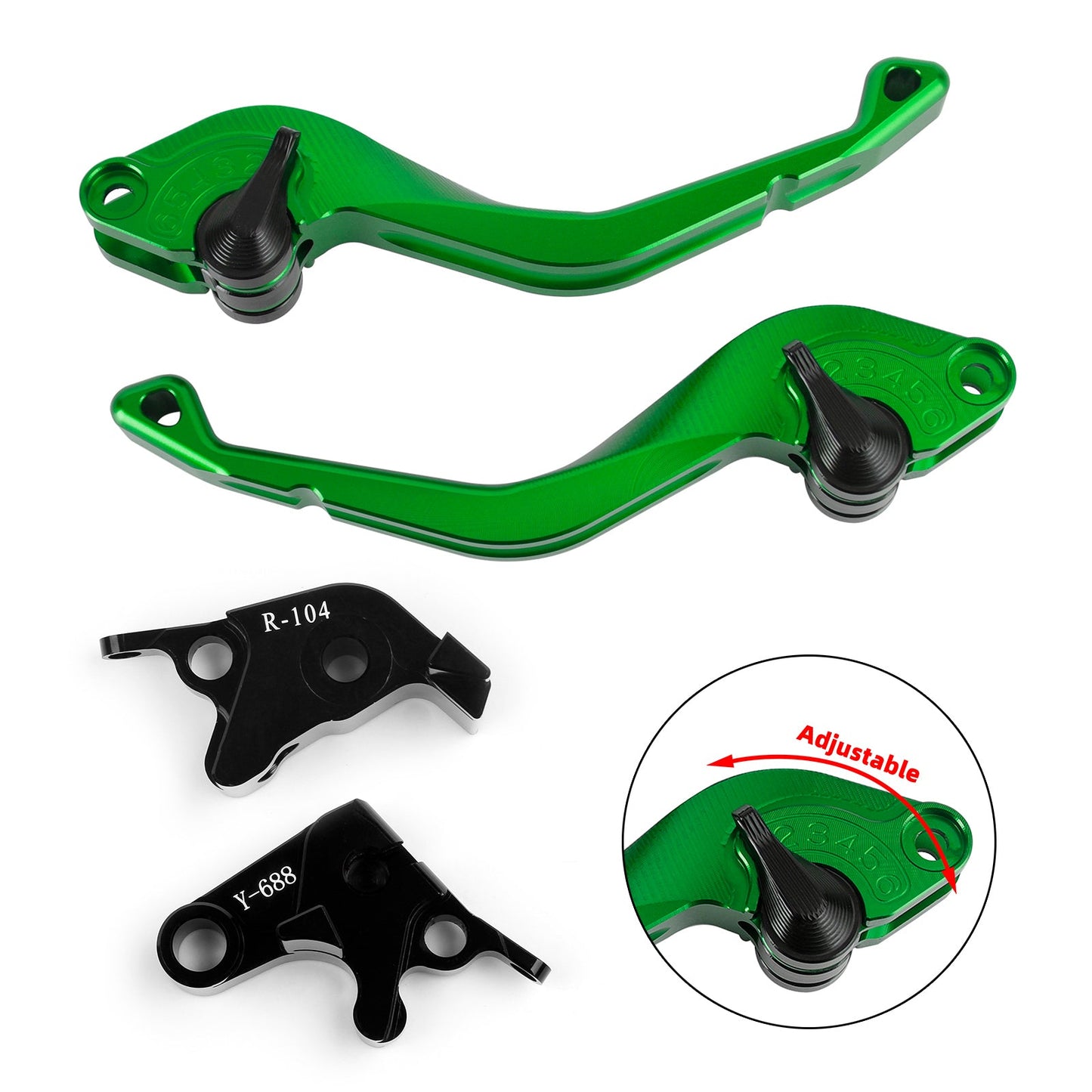 Yamaha YZF R1 R6 R6S VERSIONE CA/UE Leva freno frizione corta CNC