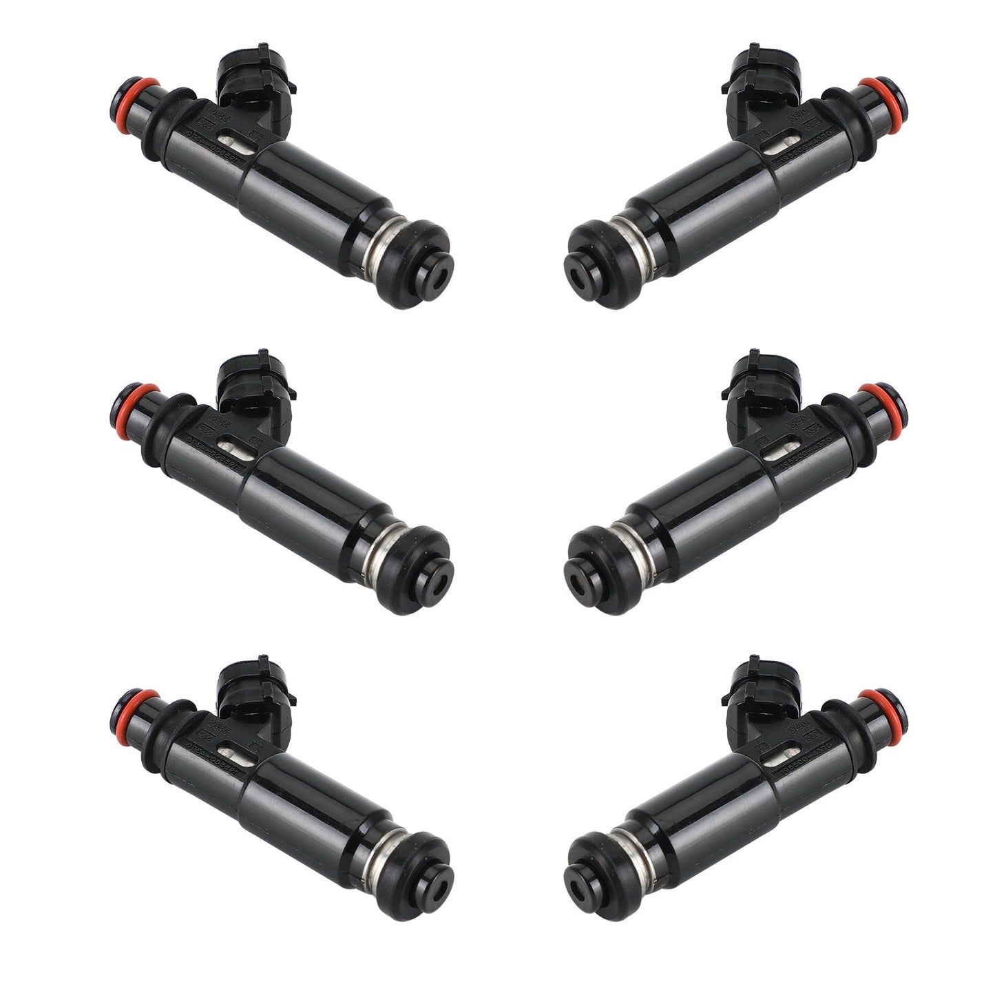 6PCS Iniettori di Carburante 195500-4370 fit Mitsubishi Montero Pajero 3.8L V6 2003-2006 Generico