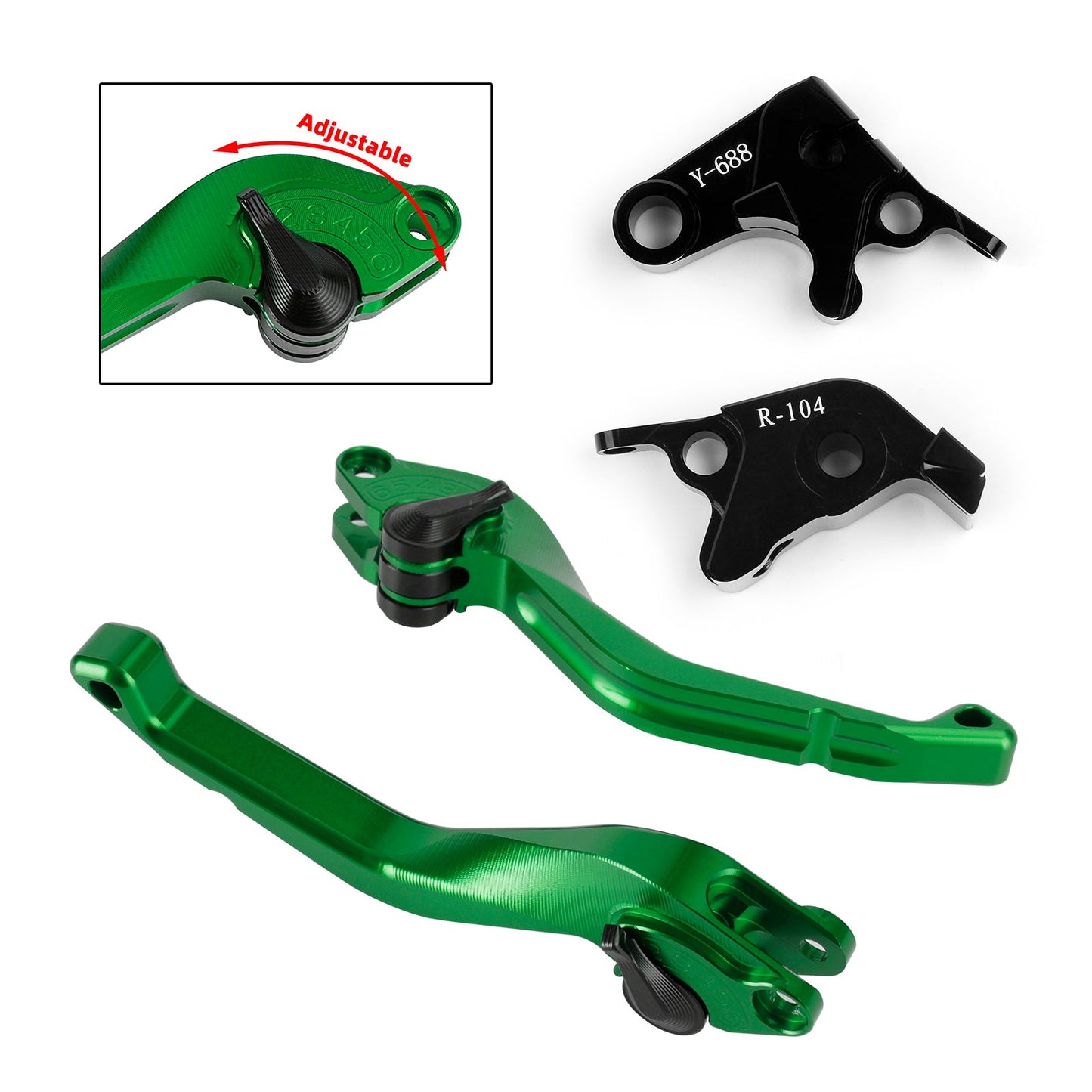 Yamaha YZF R1 R6 R6S VERSIONE CA/UE Leva freno frizione corta CNC