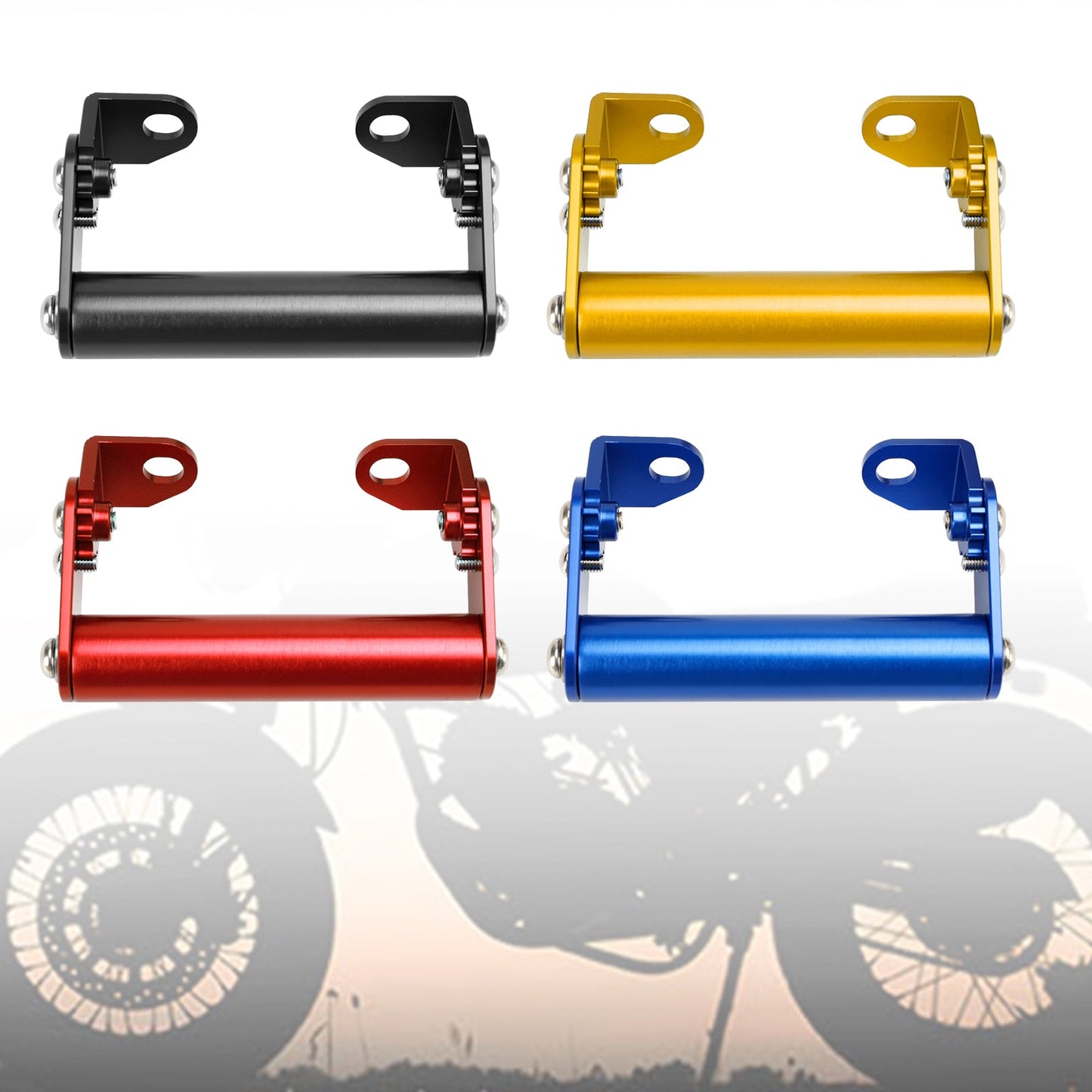 Staffa di navigazione per telefono Staffa di estensione GPS 22 mm per moto Moto Rosso