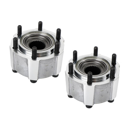 2 pezzi 1990-1994 Nissan D21 SE pickup cabina estesa 2 porte 3.0L mozzi con bloccaggio manuale 28 scanalature 40250-2S610