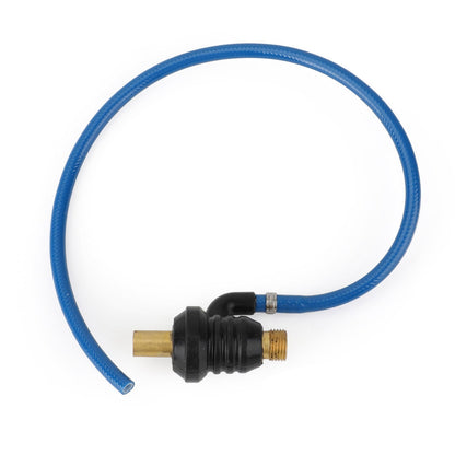 Adattatore per gas di alimentazione torcia TIG 35-50 12 mm M10 Gas per M16 x 1,5 mm WP-17/18/26