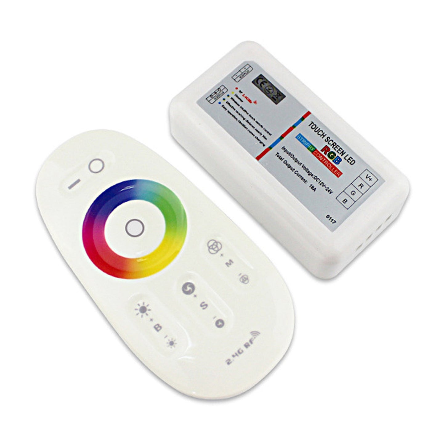 Telecomando 2.4G Touch RF Control per striscia luminosa a LED RGB DC 12-24V