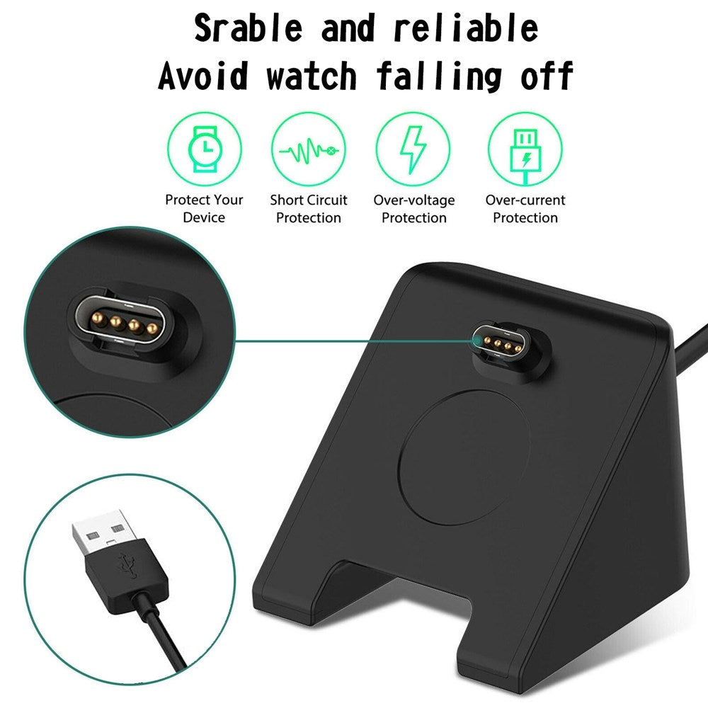 Caricabatterie per cavo dock per culla di ricarica USB adatto per orologio Garmin Fenix 5 5S 5X Plus