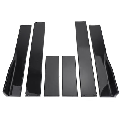 78.7 Universal Side Skirt Extensions Rocker Panel Splitter Lip Polipropilene Generico