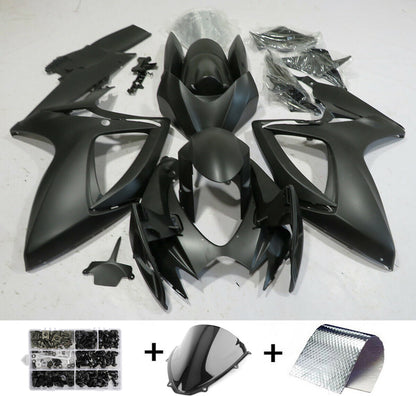 Amotopart 2006-2007 Suzuki GSXR 600/750 Giadding Matt Black Kit