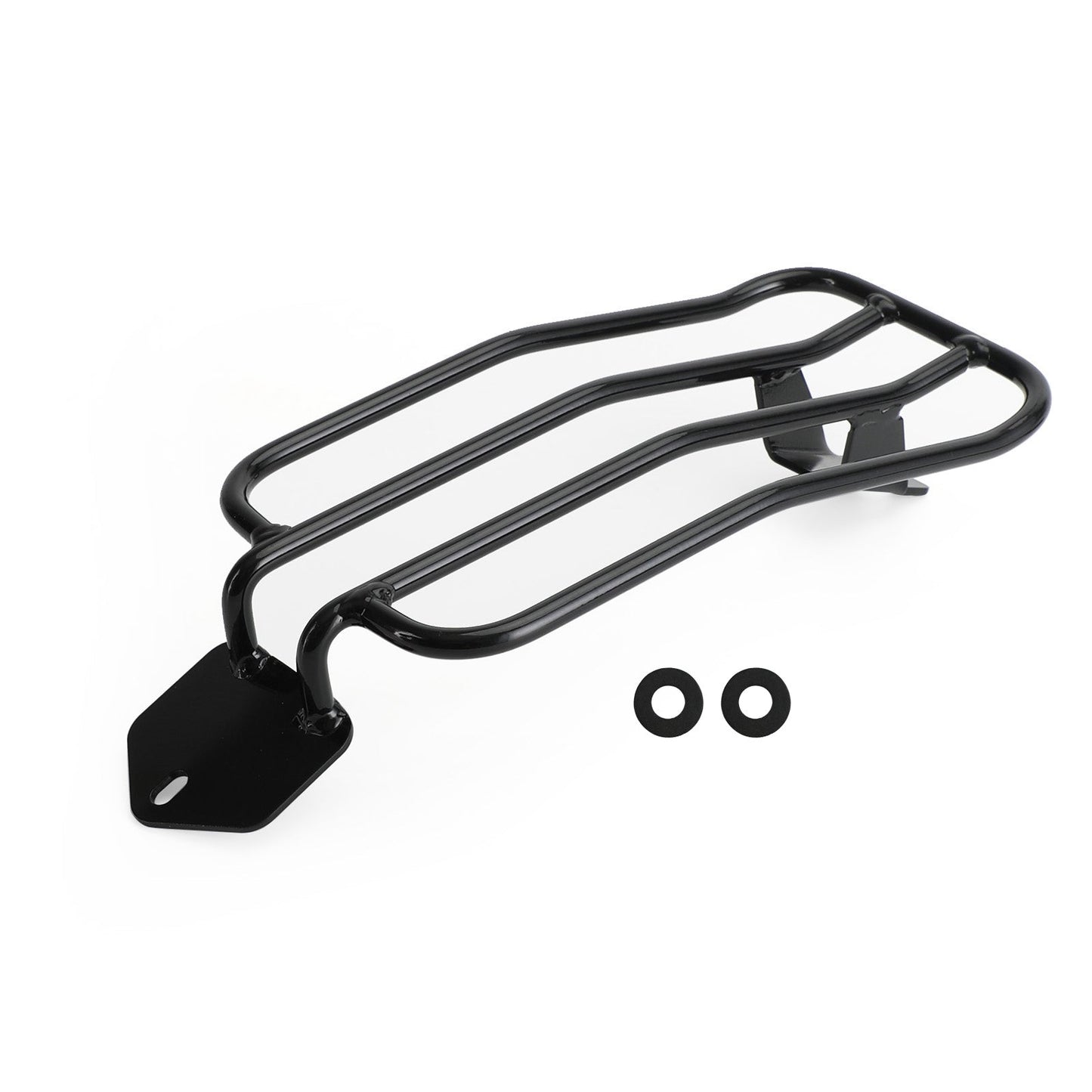 Portapacchi posteriore nero adatto per Honda CMX 1100 Rebel 1100, DCT 2021+ Generico