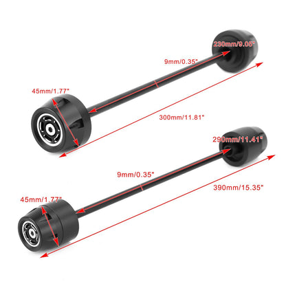 Ducati Scrambler Sixty2 Desert Sled Axle Sliders Proteggi Ruota Nero