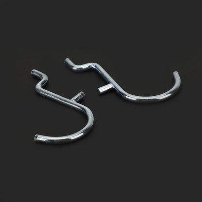 Confezione da 20 ganci appendiabiti da garage Jumbo "J" in metallo da 1/8 a 1/4 di pollice