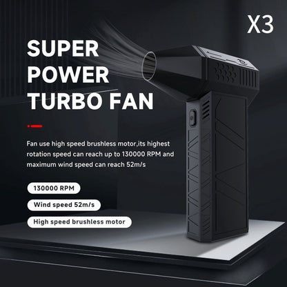 130000 RPM Turbo Blower Jet Fan Violento Turbofan Motore Brushless Ricaricabile