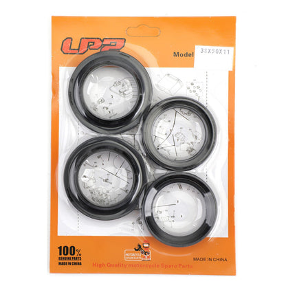 Paraolio forcella anteriore Set polvere d'olio per Honda CR125R 1981 1982 1983 XR250R 1984 1985 Generico