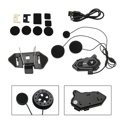Casco auricolare Bluetooth auricolare lettore wireless universale Y20 per moto