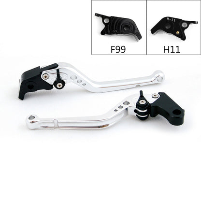 Leve freno frizione lunghe per Ducati 1299/1199/959/899 Panigale Xdiavel 749 nere generiche