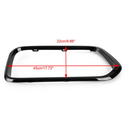 2018-2021 BMW X2 Serie F39 Rivestimento del telaio della griglia del paraurti anteriore nero lucido