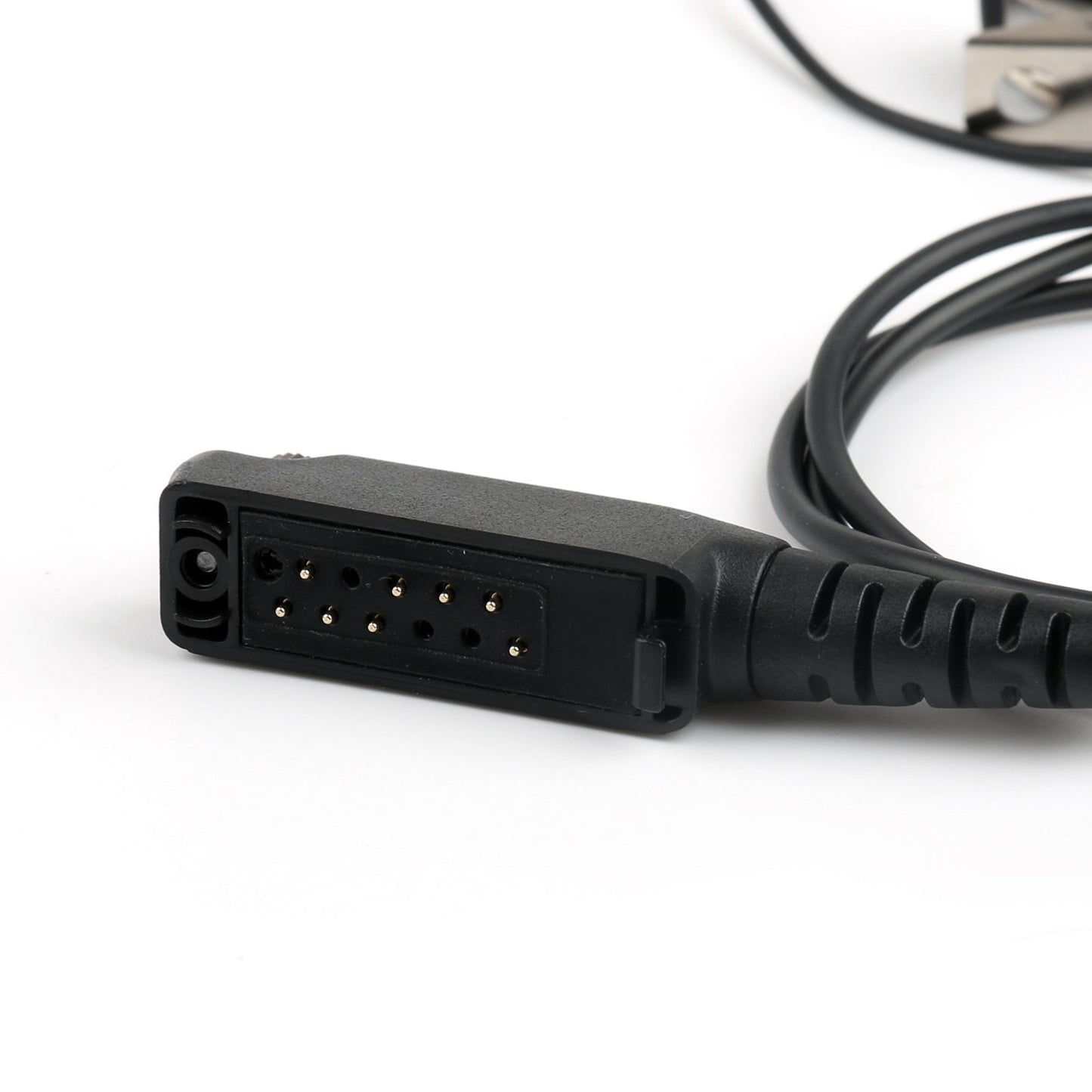 1x G-Shape Ear-Hook Auricolare Auricolare Microfono PTT Per Sepura STP8000 Walkie Talkie