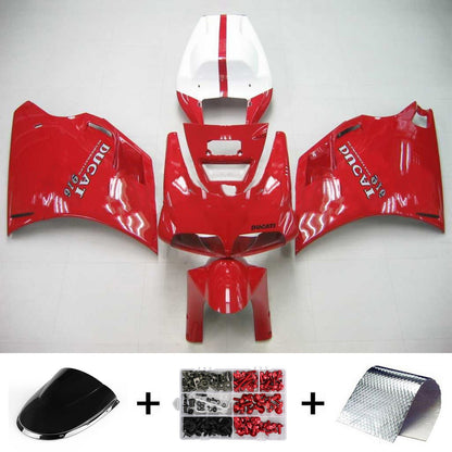 Amotopart Ducati 1996-2002 996/748 kit di fax bianco rosso