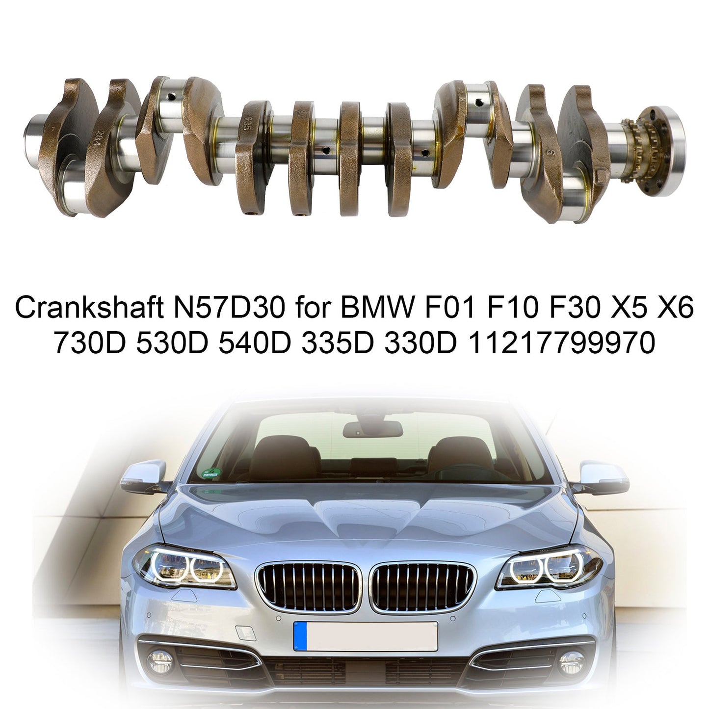 11217799970 11217809375 Albero motore N57D30 per BMW F01 F10 F30 X5 X6 730D 530D 540D 335D 330D
