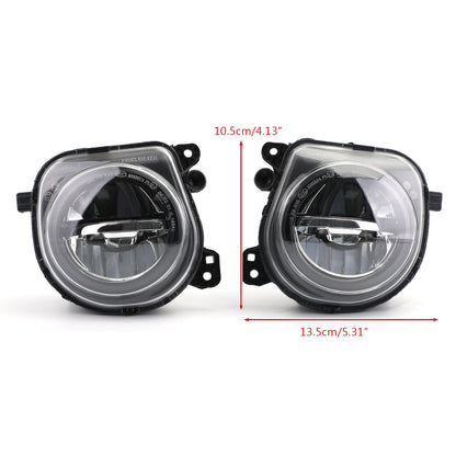 Coppia fari fendinebbia a LED anteriori sinistro + destro per BMW Serie 5 F10 F07 LCI CT generico