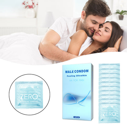 Preservativi ultra sottili Preservativi sessuali Confezione sigillata preservativo maschile Sensazione ultrasottile
