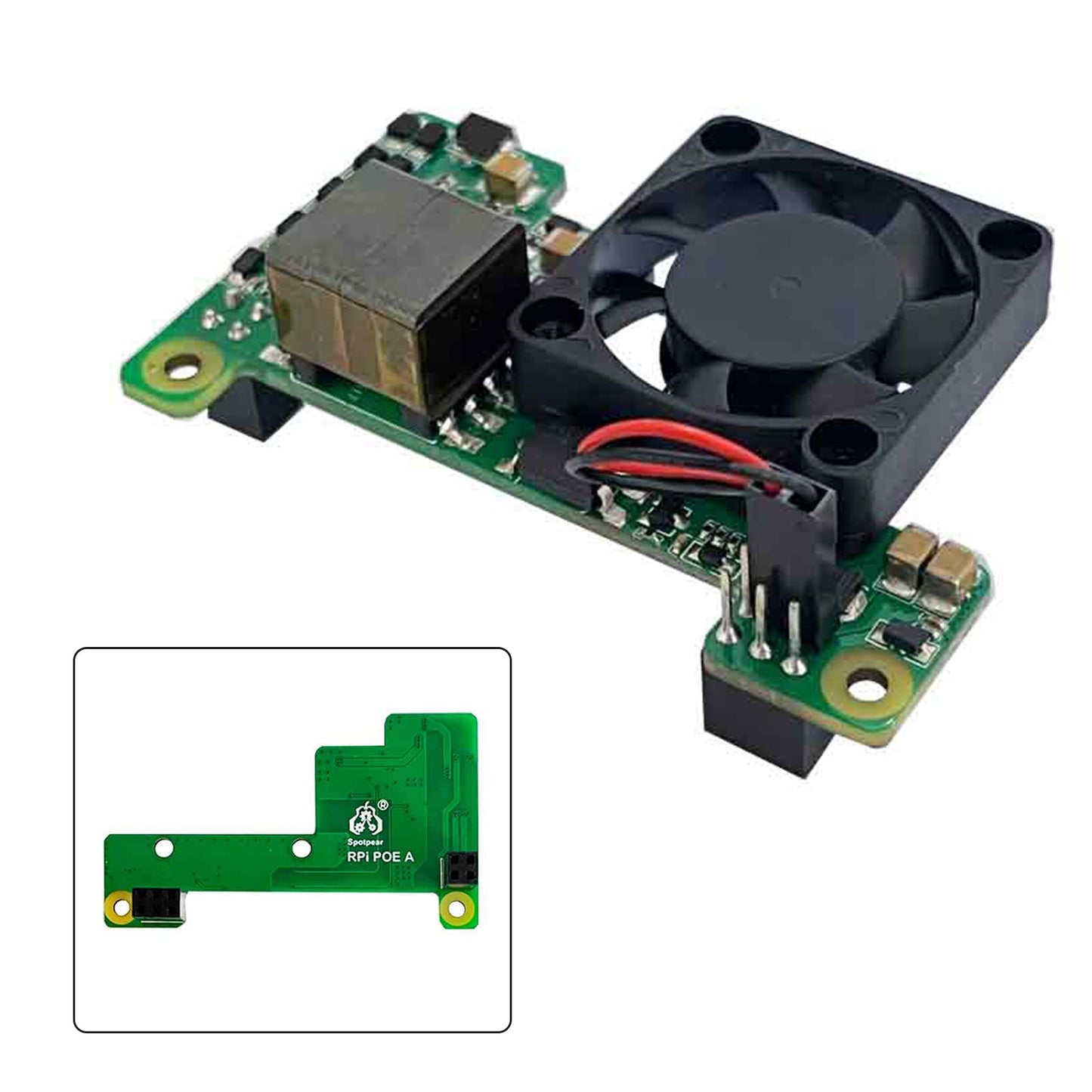 Il modulo di espansione alimentatore Ethernet Raspberry Pi Poe supporta 3B+/4B con ventola