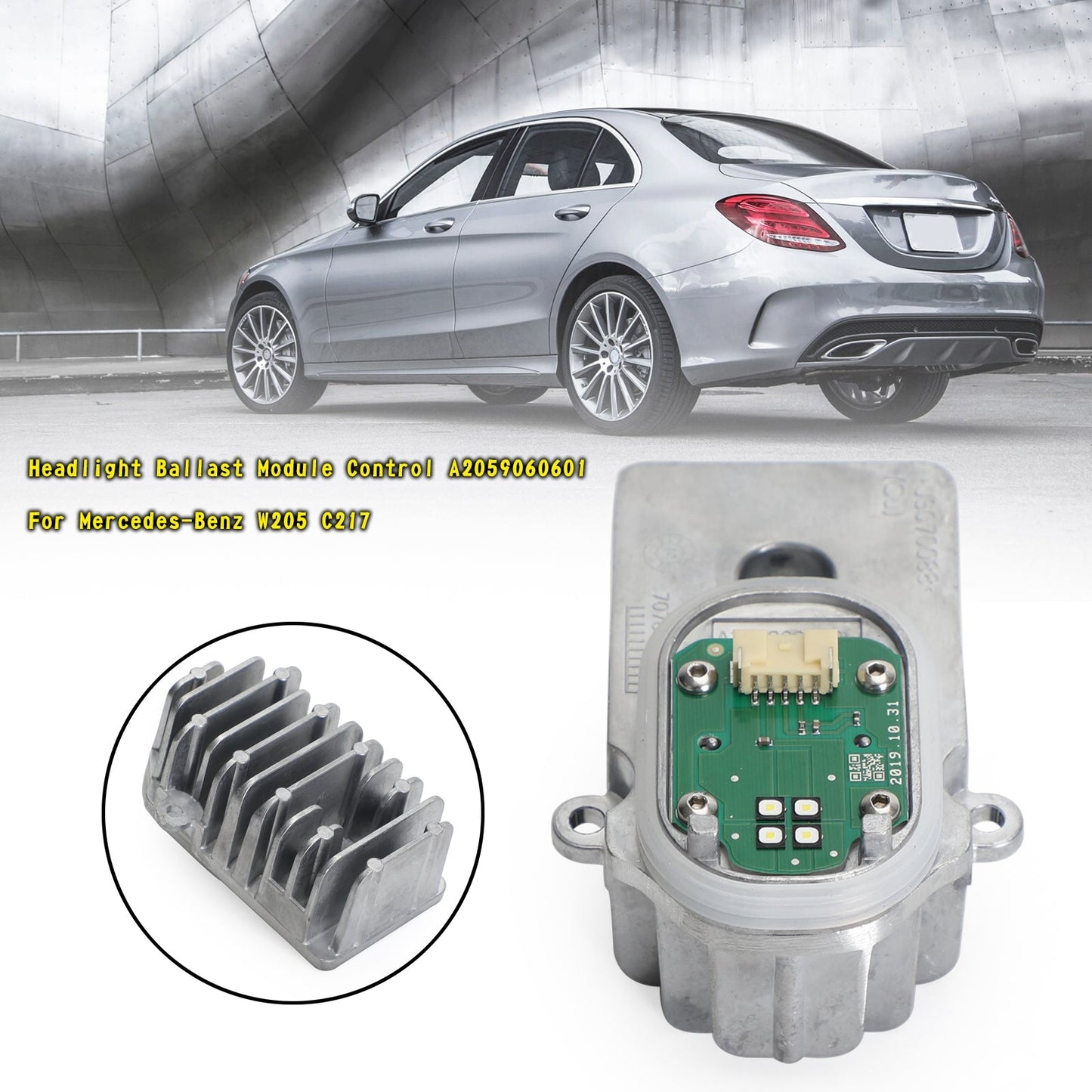 Modulo di controllo della zavorra del faro A2059060601 per Mercedes-Benz W205 C217 generico