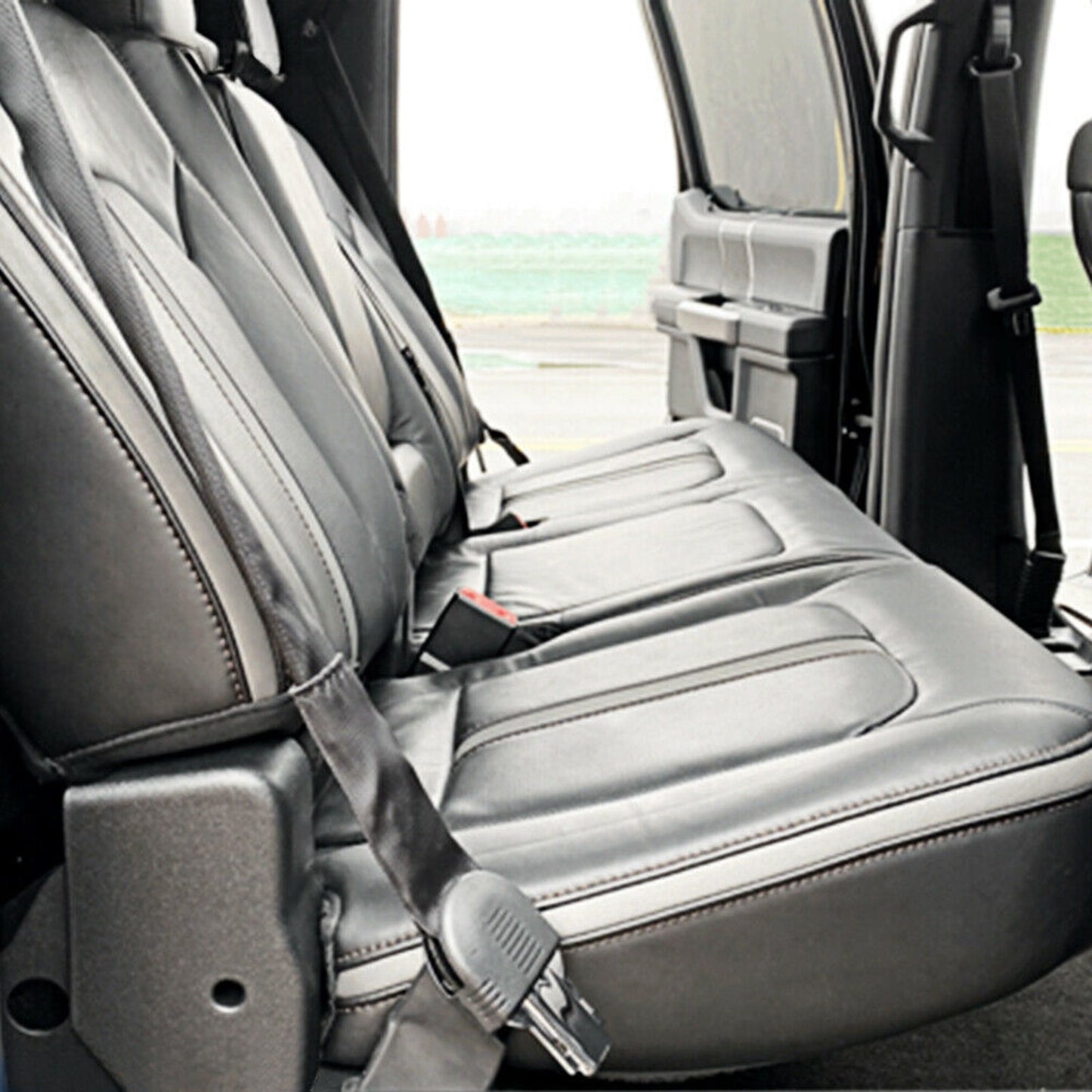 Il kit di reclinazione del sedile posteriore con regolazione nera è adatto per Ford F150 2015-2023 generico
