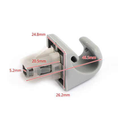 Clip per visiera parasole grigia Areyourshop adatta per TOYOTA Camry Corolla Highlander RAV4 Prius Solara generico