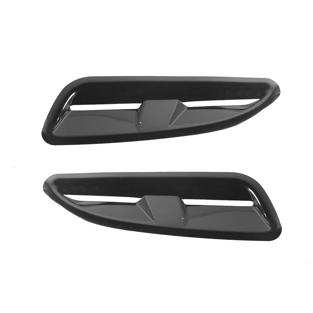 Prese d'aria per cofano in plastica ABS Finitura nera lucida per Jaguar Xkr Style Rs Vxr Ford Bmw