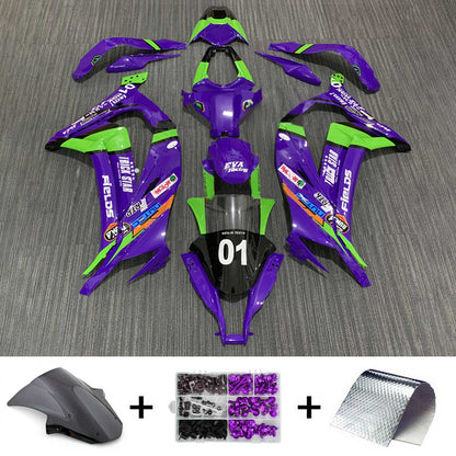 Amotopart Kawasaki ZX10R 2011-2015 Kit carena Carrozzeria Plastica ABS