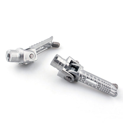 Anteriore + Posteriore Pedane Poggiapiedi Staffa Fit per Suzuki GSX-R GSXR 1000 2007 2008 Generico