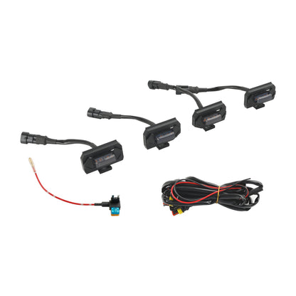 Luci della griglia a LED da 4 pezzi adatte per Toyota Tacoma TRD Off Road e TRD Sport 2020-2023