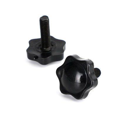 4Pcs Bisaccia Leva di Bloccaggio Bulloni e Dadi Kit Adatto Per Glide King Touring 96-19 Argento Generico