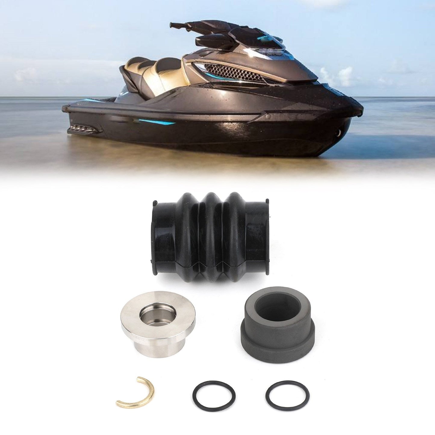 Sea Doo 717 720 787 800 951 Carbon Seal Drive Line Rebuild Kit di riparazione e avvio