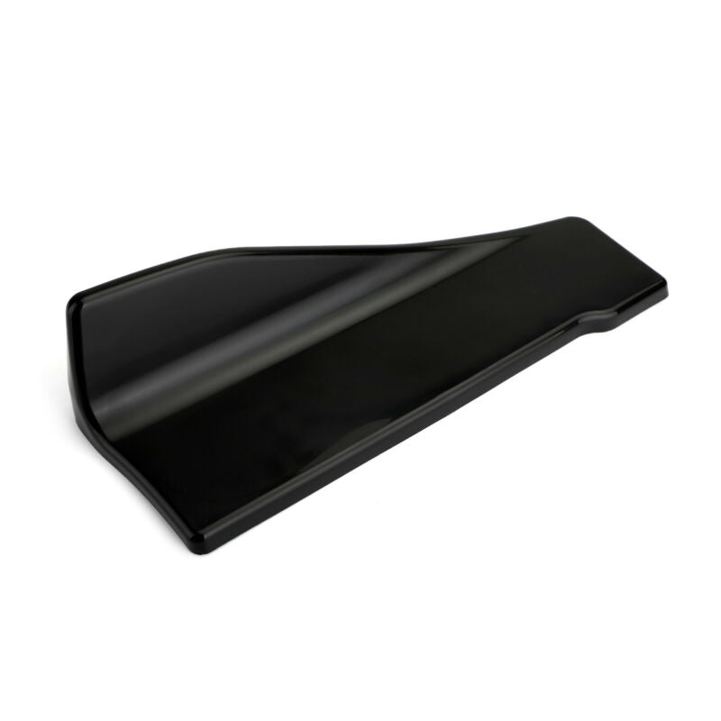2pcs 35cm Gonna Spoiler Posteriore Labbro Estensione Rocker Splitter Winglet Wings Nero Generico