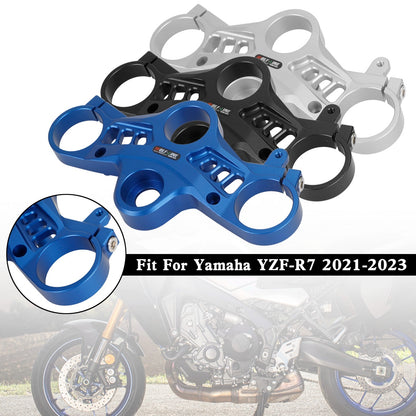 Yamaha YZF-R7 2021-2023 Morsetto triplo superiore anteriore superiore in alluminio