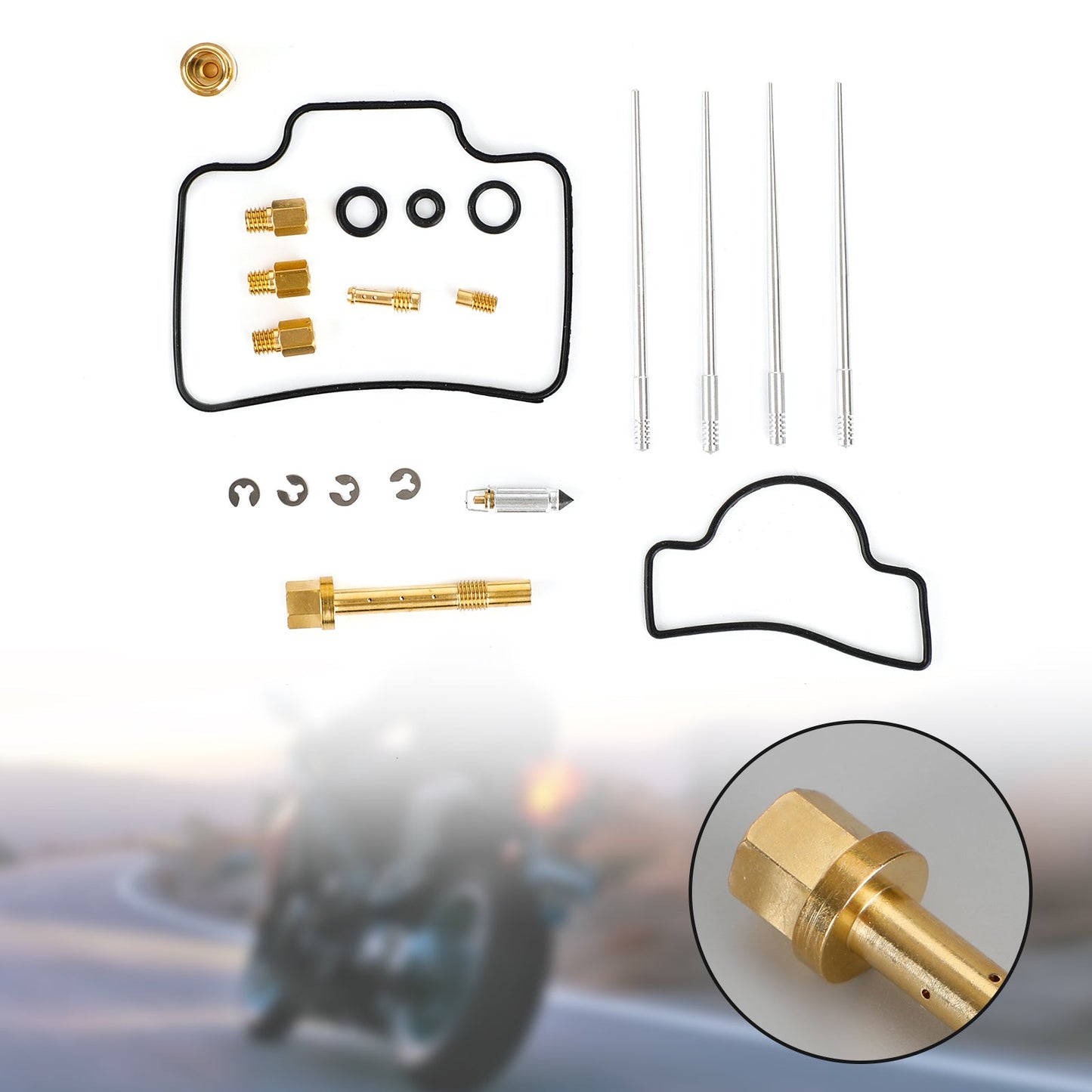 Carburatore Carb Rebuild Kit di riparazione adatto per Yamaha YFZ450 2004-2009 Generico
