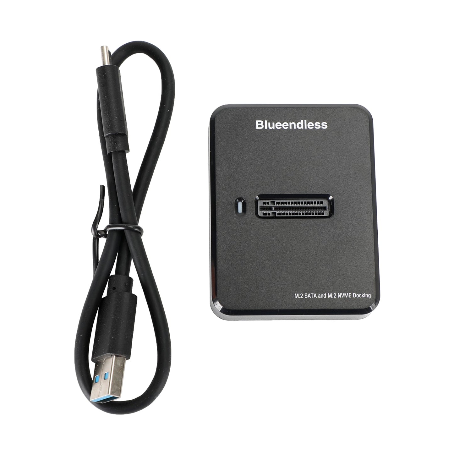 Supporto per docking station USB 3.1 SSD a doppio protocollo con M.2 SATA e M.2 NVME