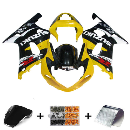 Amotopart Suzuki GSXR1000 2000-2002 K1 K2 Kit carena Carrozzeria Plastica ABS
