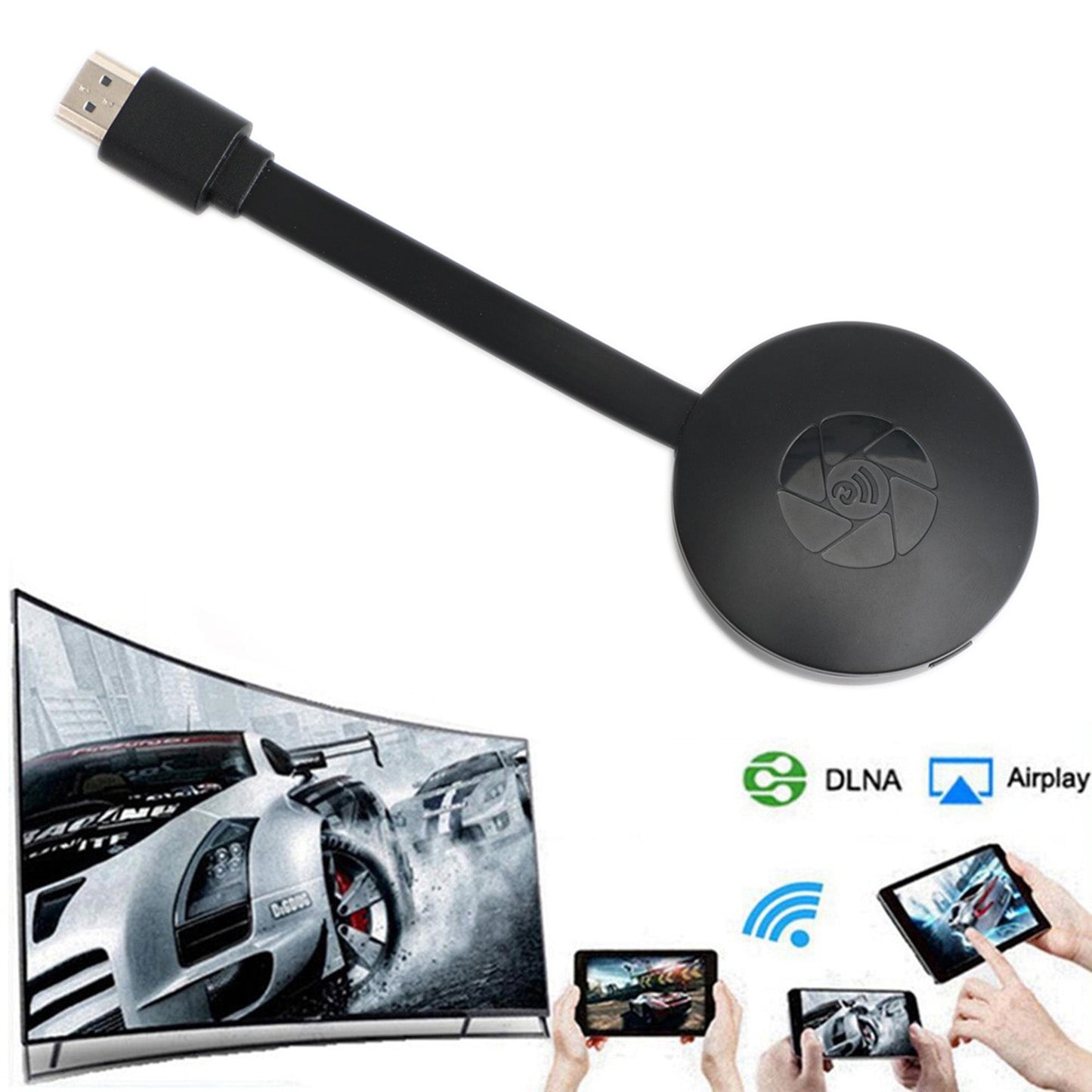 4K 1080P Wireless WiFi Display Dongle TV Stick Adattatore HDMI G2 per IOS Android