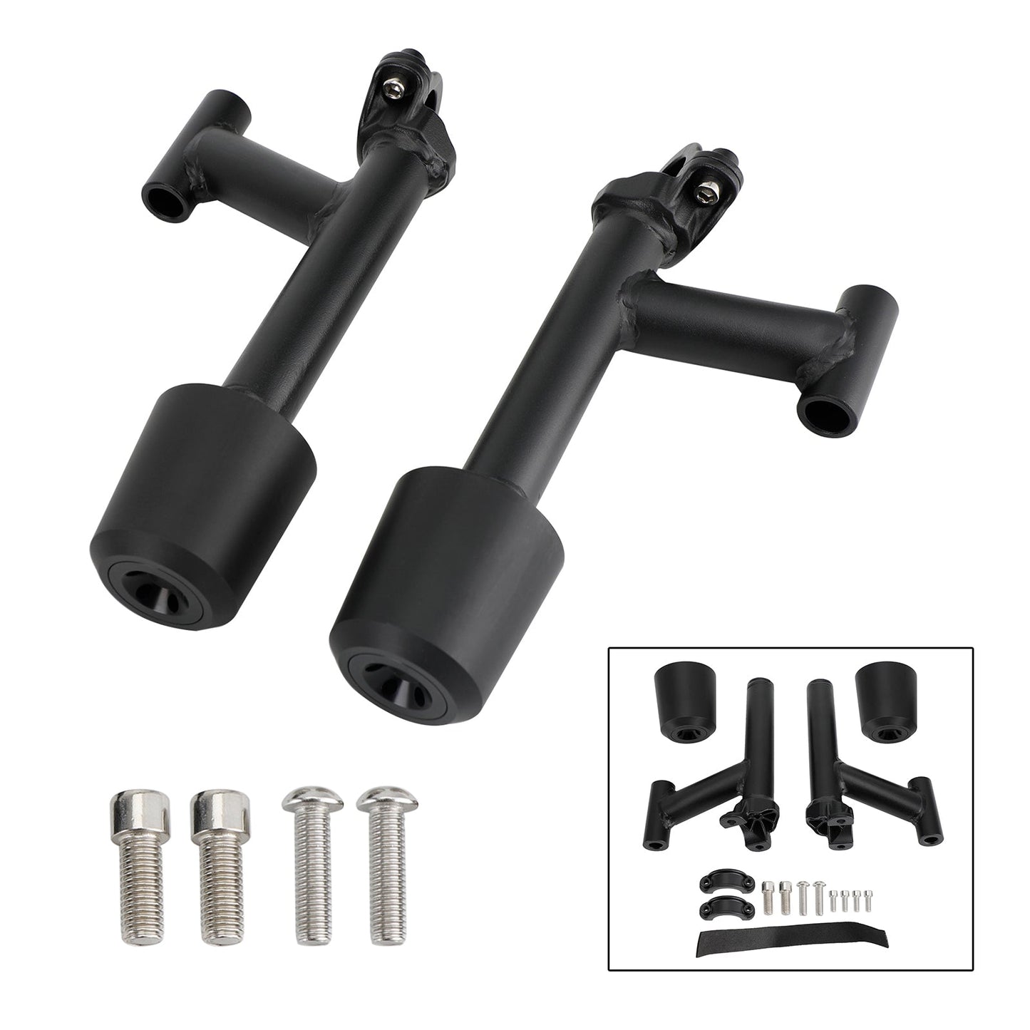 Rc390 Rc 390 2022-2024 Protezioni Paraurti Telaio Alluminio Nero