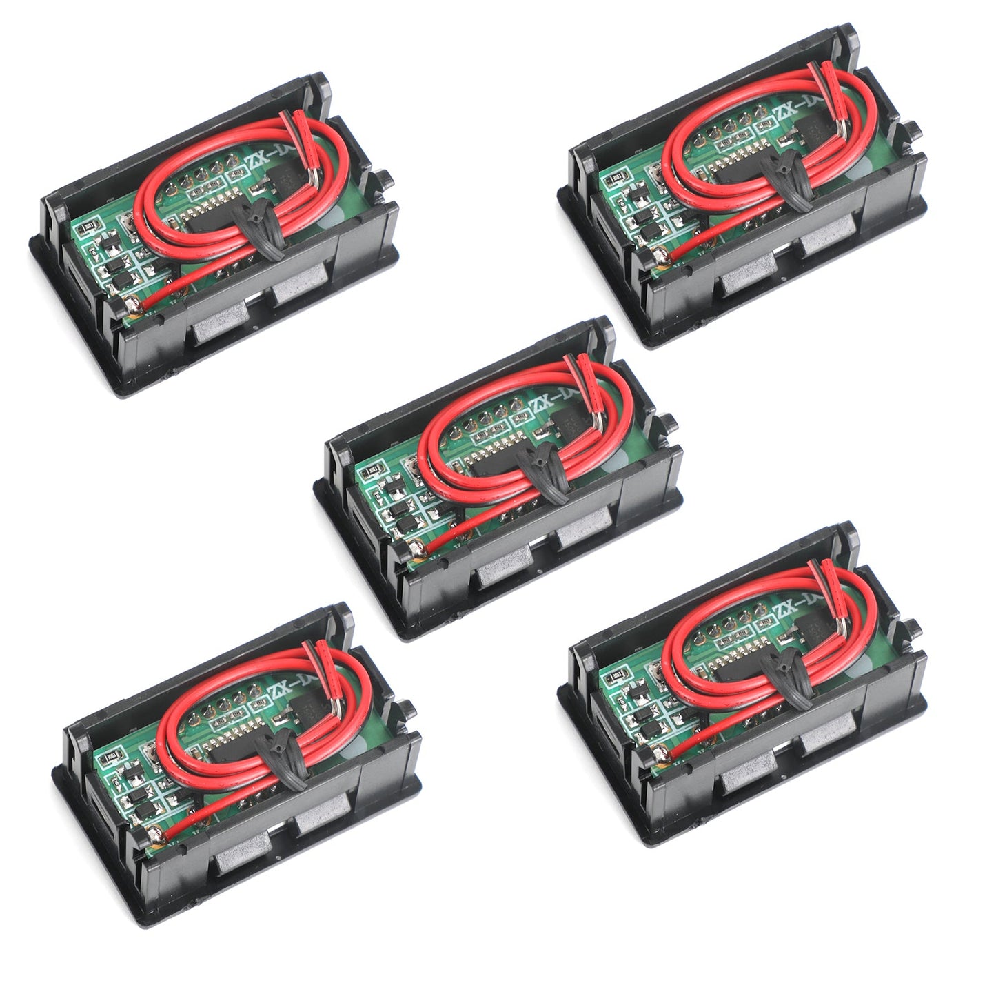 5Pcs Dc5-120V 0.56" 2 fili Led pannello display digitale voltmetro volt tester