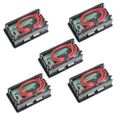 5Pcs Dc5-120V 0.56" 2 fili Led pannello display digitale voltmetro volt tester